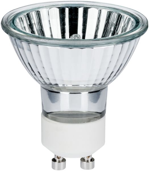Paulmann Hochvolt Halogenreflektorlampe Halo+ 40W 51mm GU10 Silber