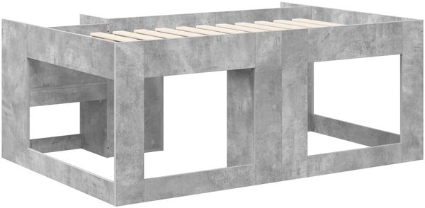 vidaXL Kinderbettgestell mit Stauraum Betongrau 80 x 160 cm 3422622 Bild 5