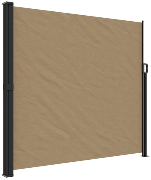 vidaXL Seitenmarkise Ausziehbar Taupe 180x300 cm 4004349 Bild 2