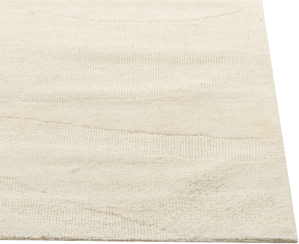 Teppich Wolle beige 160 x 230 cm abstraktes Muster SASNAK Bild 7