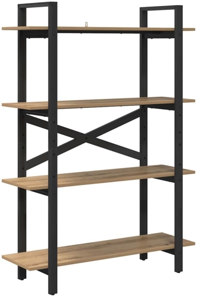 vidaXL Bücherregal Artisan-Eiche 100 x 33,5 x 140 cm Holzwerkstoff 883945