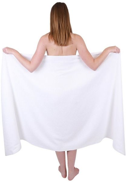 Betz Badetuch Berlin Größe 100 x 200 cm Saunatuch & Strandtuch 360 g/m², 100% Baumwolle (1 Stück, 1-St), saugstark & weich – großes Handtuch mit Aufhänger – Serie Berlin