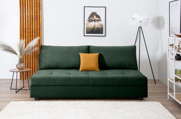 COLLECTION AB Schlafsofa DARIA inklusive Schlafunktion und Bettkasten, Schlafsofa,Bettfunktion,Bettkasten,inklusive Rückenkissen,Federkern