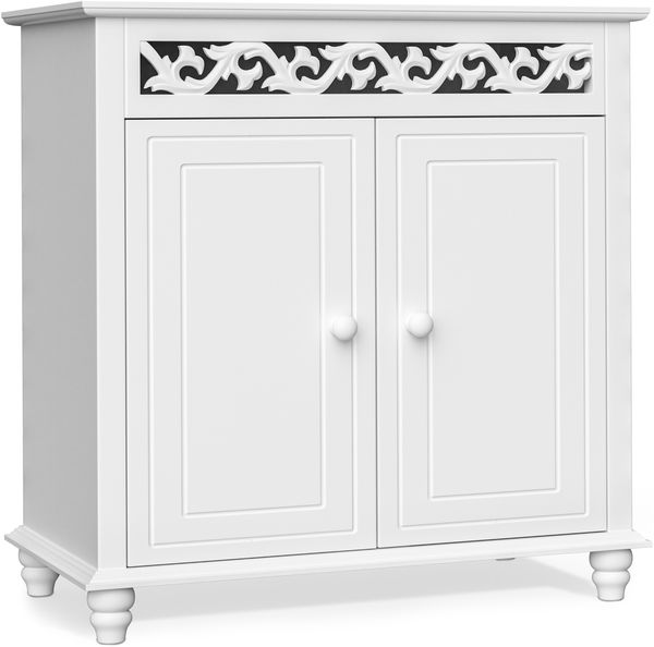 Casaria Kommode Sideboard Schrank Jersey 2 Türen Weiß