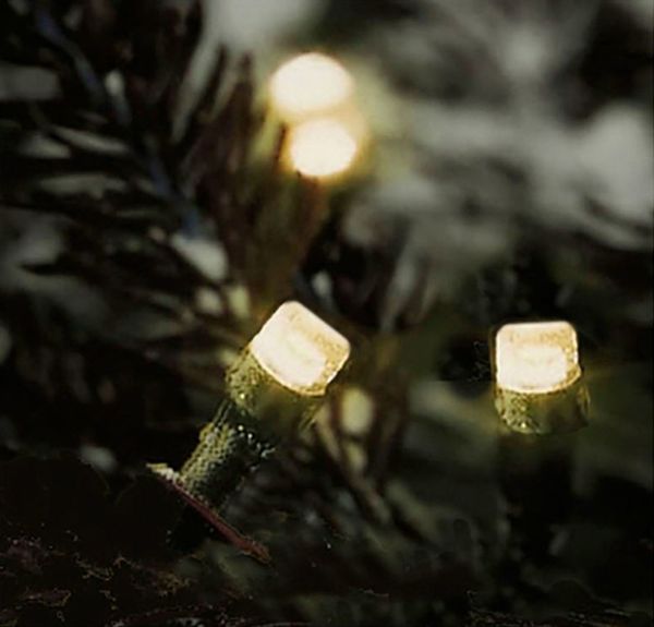LED-Lichterkette mit Timer und Fernbedienung 3m 40 LEDs Warmweiß