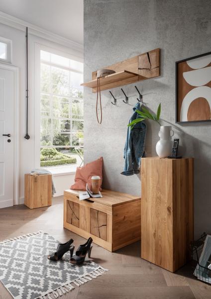 Wandboard 124cm 'Danzig II' Wildeiche massiv Bild 4