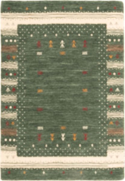 Gabbeh Teppich - Loribaft Indus - 90 x 60 cm - mehrfarbig
