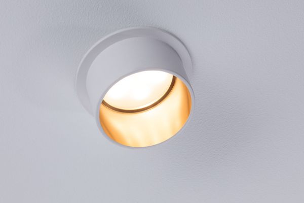 Paulmann No. 93380 LED Einbauleuchte Gil 6W IP44 2700K Weiß Gold 3-Stufen dimmbar Bild 10