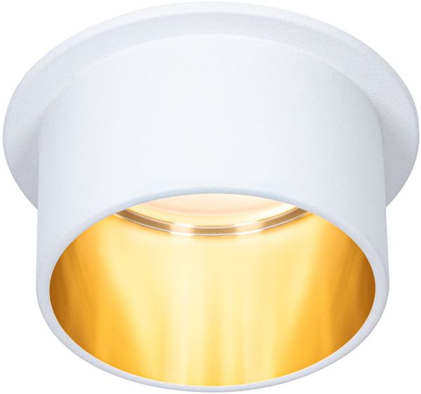 Paulmann No. 93380 LED Einbauleuchte Gil 6W IP44 2700K Weiß Gold 3-Stufen dimmbar