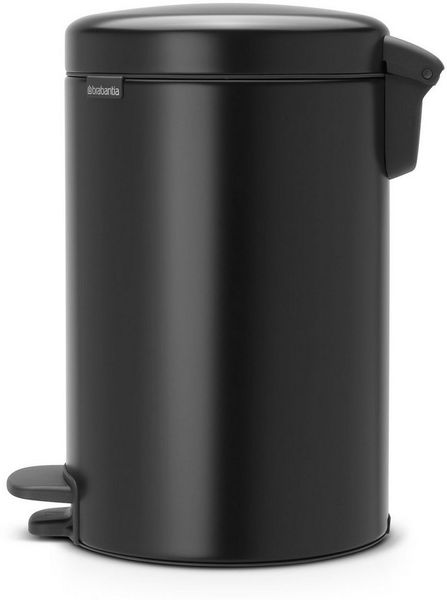 Brabantia 'NewIcon' Treteimer, Matt Black, 12 Liter Bild 3