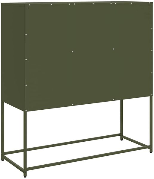 vidaXL Sideboard Olivgrün 100,5x39x107 cm Kaltgewalzter Stahl 853408 Bild 8