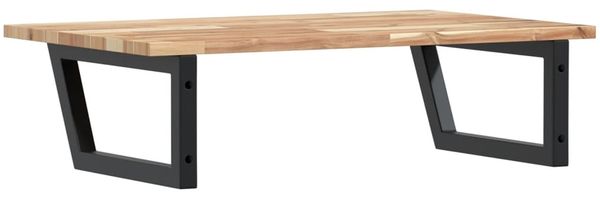 vidaXL Waschbeckenregal Wandmontage Stahl und Akazienholz 3302779 Bild 6