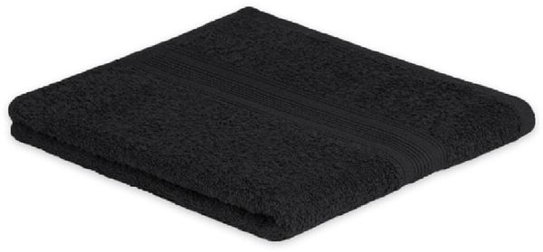 Handtuch 50 x 100 cm 500g/m² Schwarz