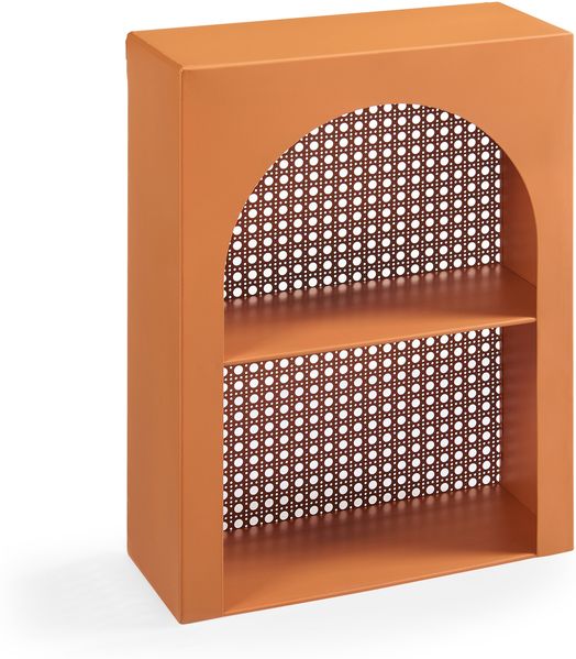 Wandregal Jäller Metall 40x30x13 cm Orange [en. casa] Bild 2