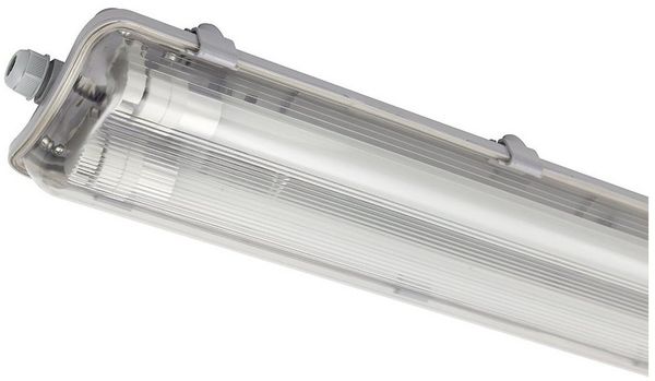 LED's light Basic LED Deckenleuchte 2400111_04 Feuchtraumleuchte, LED, mit LED-Röhren 60 cm 2x 9W neutralweiß IP65
