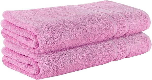 StickandShine Badetuch 2er Set Premium Frottee Badetuch 100x150 cm Baumwolle Frottee, 100% Baumwolle 500GSM Frottee