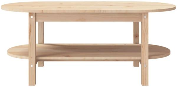 vidaXL Couchtisch 110x55x45 cm Massivholz Kiefer 822287 Bild 7