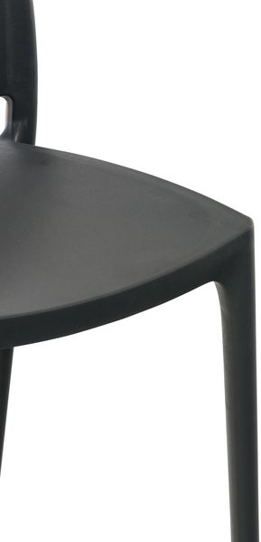 CLP Stuhl Maya wetterbeständiger Stapelstuhl bis zu 130 kg belastbar,dunkelgrau Bild 7