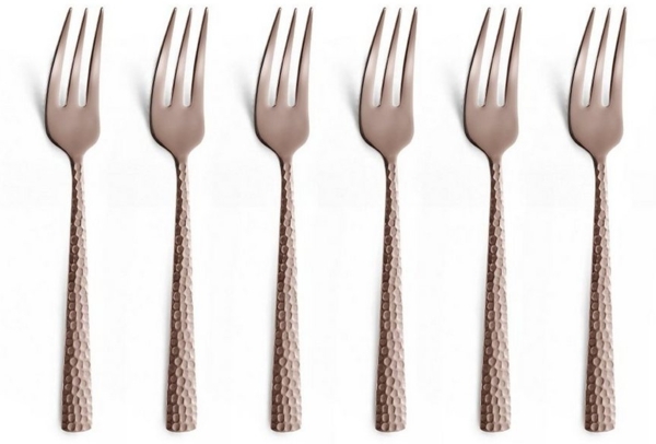 Besteck-Serie Felicity rosegold - 6er-Set Kuchengabeln Felicity rosegold