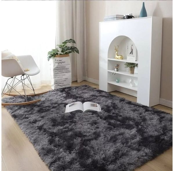 Strado Ombre Shaggy Kinderteppich Strado 130x190 OmbreGrey dunkelgrau