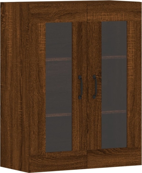 vidaXL Wandschränke 2 Stk. Braun Eichen-Optik Holzwerkstoff 3197912 Bild 4