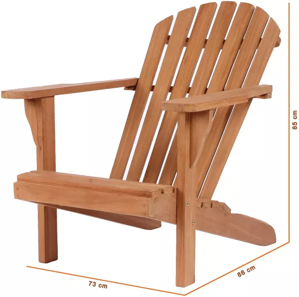 Liegesessel Adirondack Montreal und Tisch Dorset Teak-KOMPLETTSET Bild 5