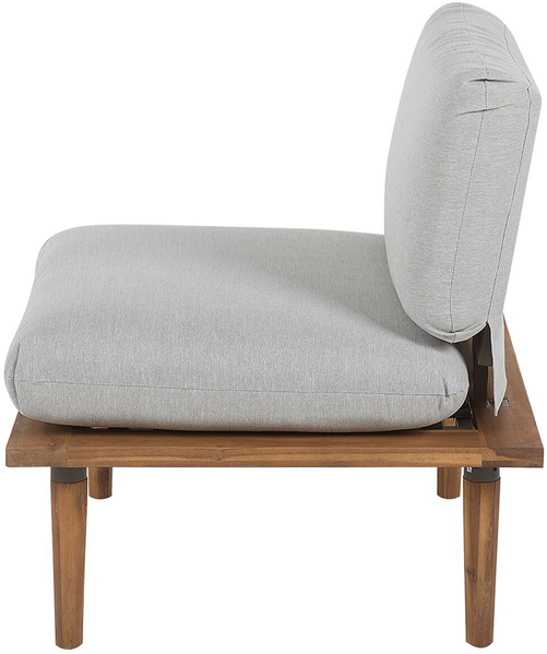 Lounge Set mit Tisch FRASCATI Zertifiziertes Akazienholz Hellgrau Bild 6