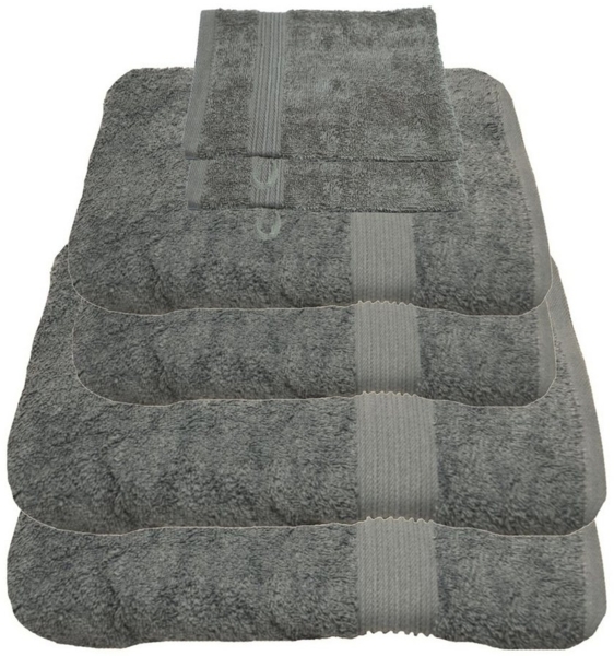 Julie Julsen Handtücher 6-Handtücher-Silbergrau, Baumwolle (6-St)