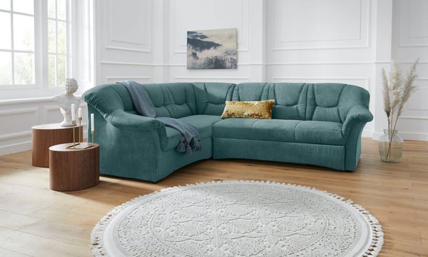 DOMO collection Ecksofa Sarafina zeitlos und komfortabel, optional mit Federkern, L-Form, wahlweise mit Bettfunktion