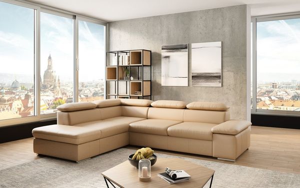 sit&more Ecksofa Valentine L-Form, B: 272 cm, mit Arm- & Kopfteilverstellung, optional mit Bettfunktion