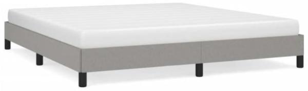 Bettgestell Hellgrau 180×200 cm Stoff [346736]
