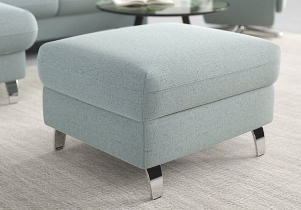 sit&more Stauraumhocker Grenoble, mit Stauraum und satinierten Füßen