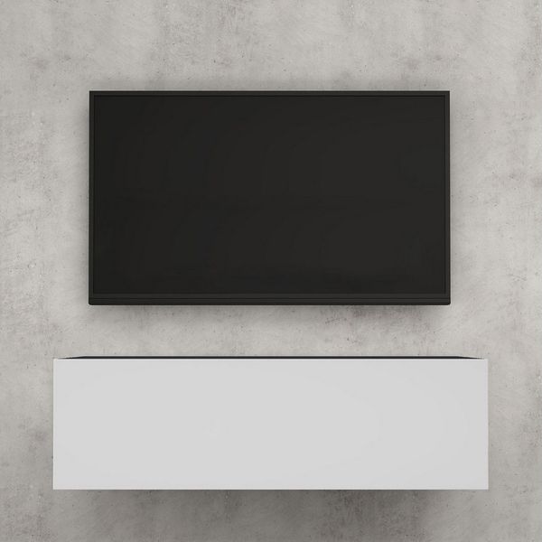doporro TV-Board TV-Schrank Low-Board modern Fernsehtisch Wandmontage H:30cm F02< 2000