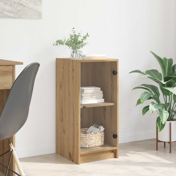 vidaXL Sideboard Artisan-Eiche 35 x 37 x 76 cm Holzwerkstoff 882896