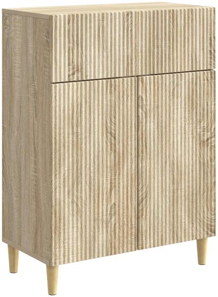 vidaXL Sideboard Sonoma-Eiche 66 x 34,5 x 90 cm Holzwerkstoff 894637
