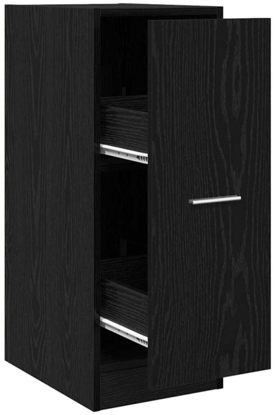 vidaXL Apothekerschrank Schwarze Eiche 30 x 41 x 77,5 cm Holzwerkstoff 868992