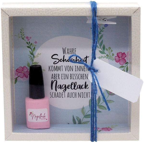 ZauberDeko Geschenkbox Geldgeschenk Verpackung Nagelstudio Nagellack Maniküre Geburtstag