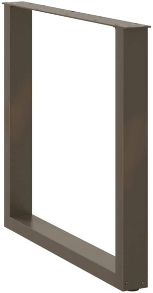 vidaXL Esstischbeine U-Form 3 Stk. Naturstahl 90x(72-73) cm Stahl 4013211 Bild 4