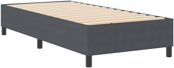 vidaXL Plattformbettgestell Dunkelgrau 90 x 200 cm Cordstoff 3337388 Bild 2