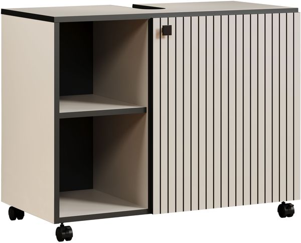 Waschbeckenunterschrank Bliss Kaschmir und Grau, 80 cm