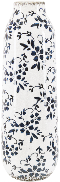 Blumenvase MULAI Steinzeug 35 cm Weiß