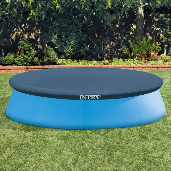 Intex Poolplane rund, Polyethylen blau, 305 cm