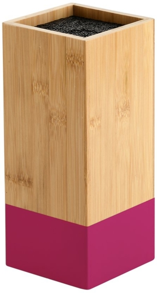 KESPER® Messerblock Messerhalter mit Kunststoffborsten zum variablen Platzieren der Messer (1tlg), aus FSC®-zertifiziertem Bambus, Höhe ca. 23 cm