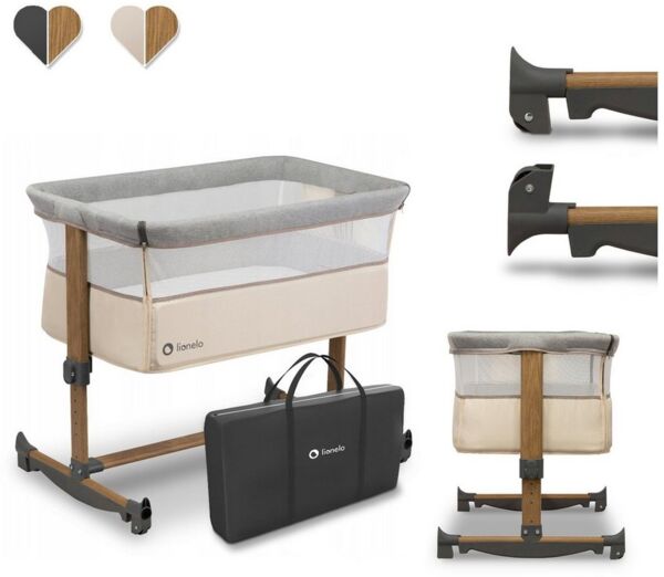 Lionelo Bedside crib Leonie