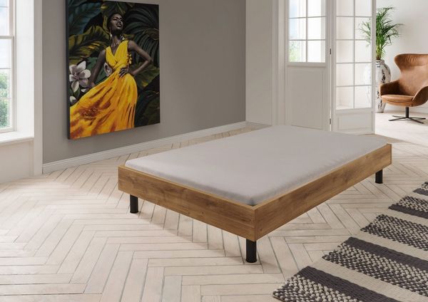 Wimex Bett Easy, große Auswahl an Größen und Farben, auch in Komforthöhe (Made in Germany), ohne Kopfteil, ideal unter Dachschrägen oder Fenster