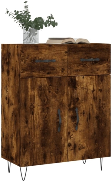 vidaXL Sideboard Räuchereiche 69,5x34x90 cm Holzwerkstoff 827977 Bild 6