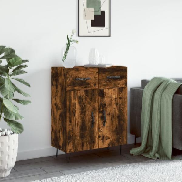 vidaXL Sideboard Räuchereiche 69,5x34x90 cm Holzwerkstoff 827977 Bild 1
