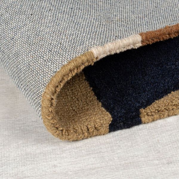 FLAIR RUGS Wollteppich Mia Arch, rechteckig, Höhe: 12 mm, mit gebogener Kantenform