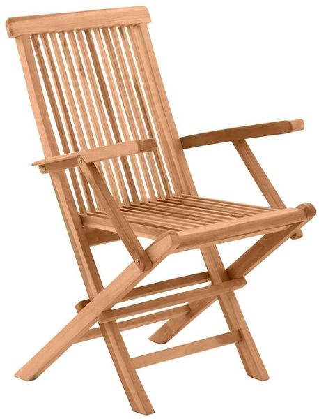 Gartenstuhl Sessel Klappstuhl Set 2-teilig Teak