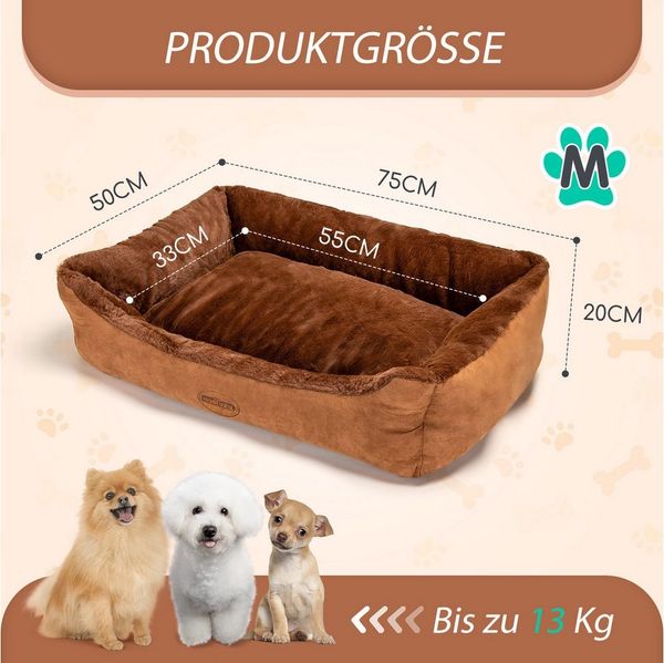nobleza Hundematratze Orthopädisches Hundebett Kleine Hunde